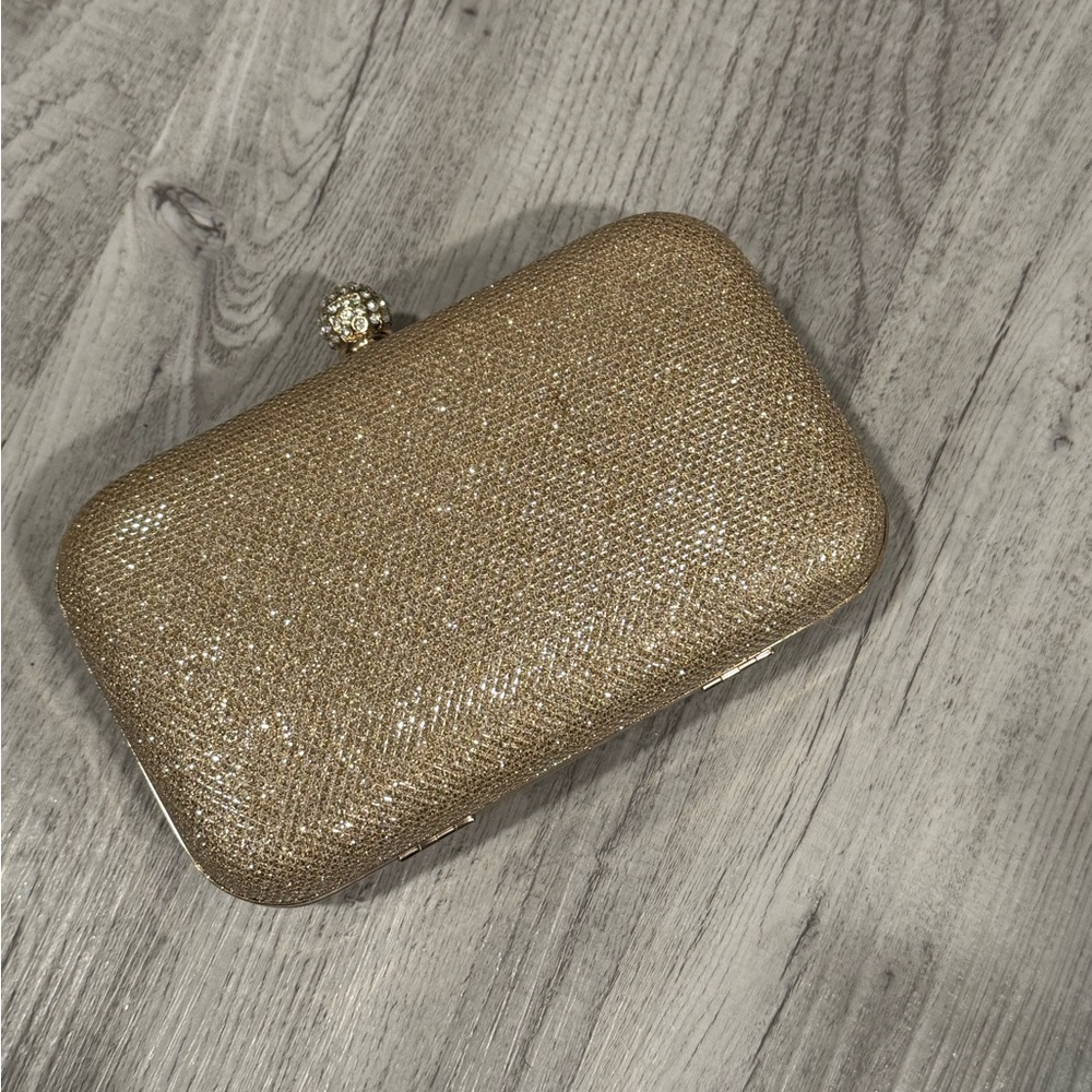 Elegant Gold Clutch Bag